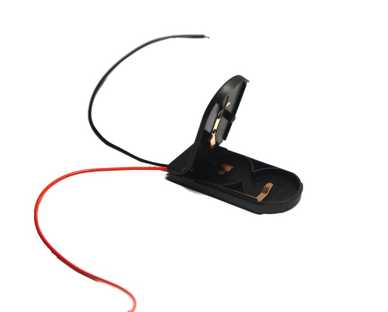 LampVPath (Pack of 6 CR2032 Battery Holder Coin Cell Holder with Switch, 2 x 3V CR2032 Button Coin Cell Battery Holder with Leads On Off Switch - Image 3